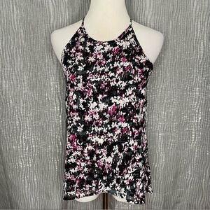 NWOT- BANANA REPUBLIC FLORAL HALTER SLEEVELESS TOP- SIZE SMALL